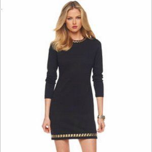 MICHAEL KORS Sexy Black Gold Dress